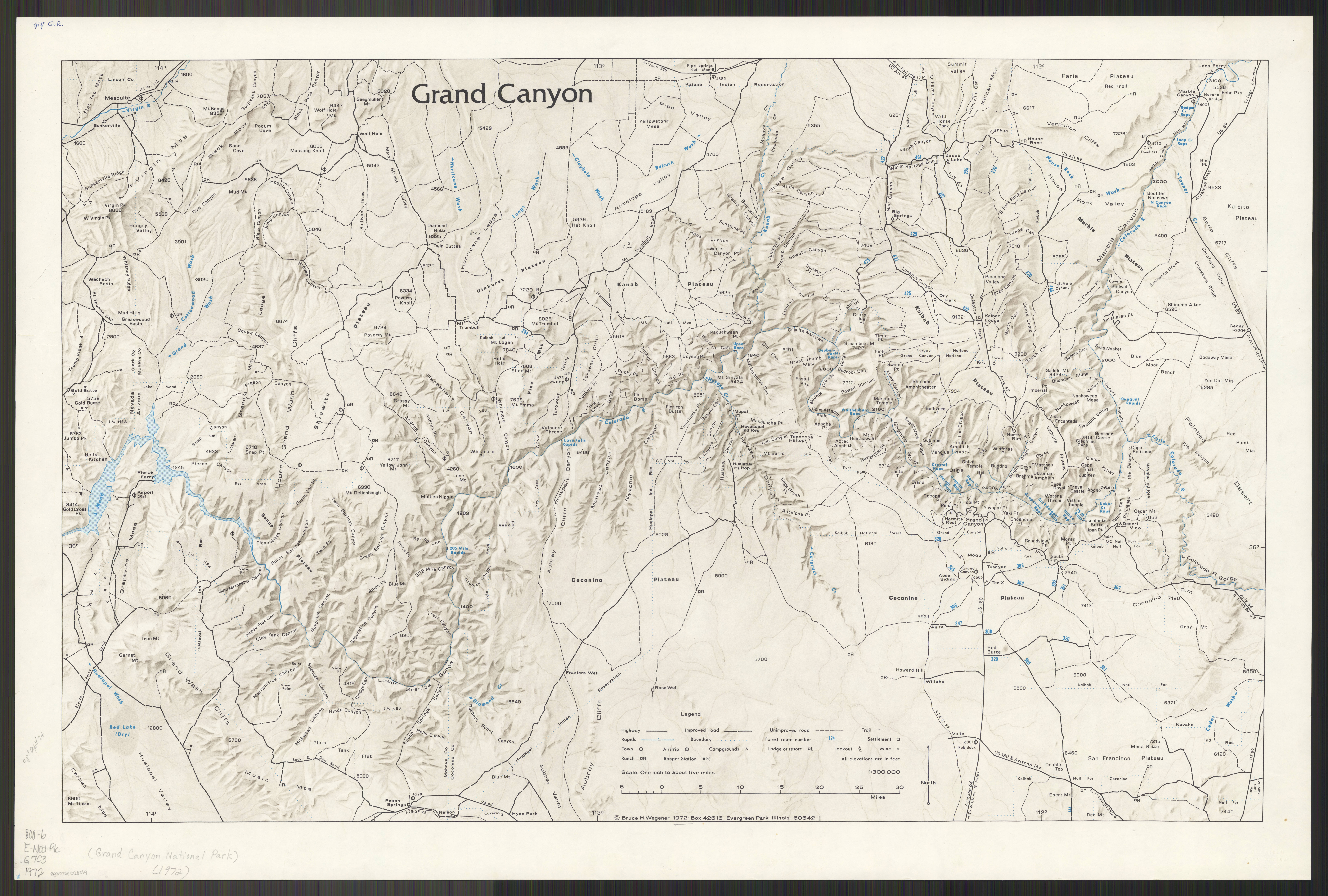 Grand Canyon Map